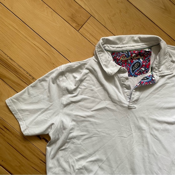 ROBERT Graham Polo Shirt | White - Picture 4 of 7